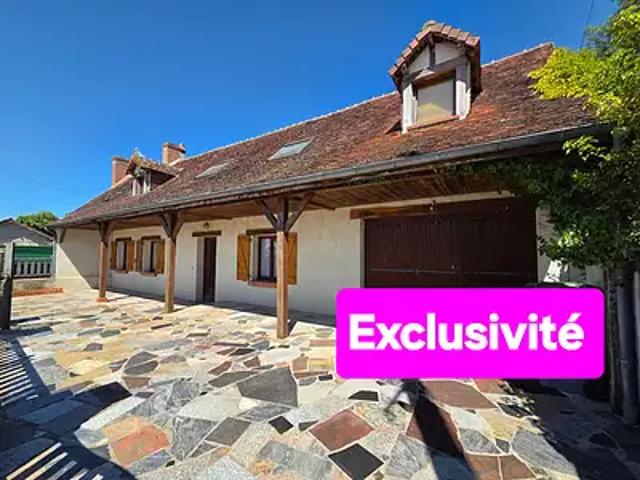 Selles sur Cher 41130 Achat / Vente maison 7 pièces t7 au dernier étage terrasse