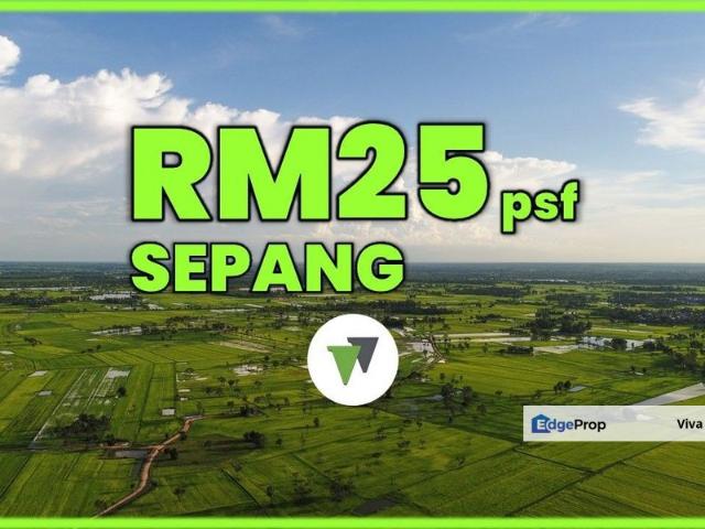 Sepang, Selangor ⭐ 71 acres ⭐ RM25 psf ⭐ 26min to KLIA ⭐