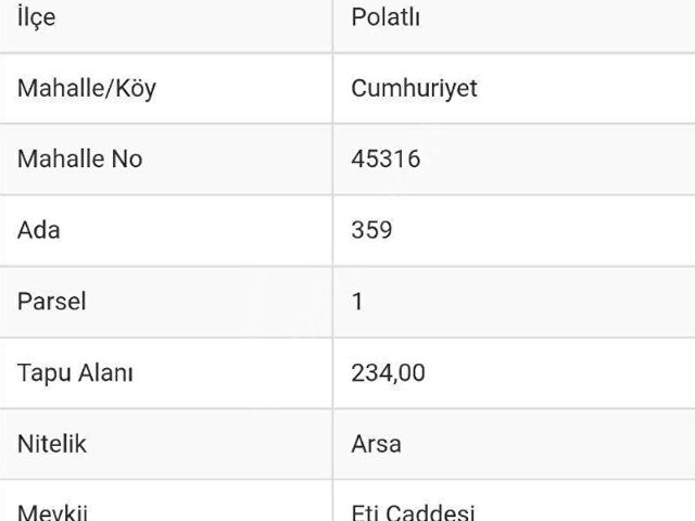 SERVER'DEN CUMHURİYET MAHALLESİNDE KÖŞE BAŞI SATILIK ARSA