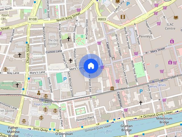 Serviced studio apartment for rent in North City, Dublin