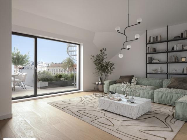 Servitenviertel! Historischer Charme, moderne Eleganz: Luxus Dachgeschosswohnung auf einer Ebene mit zusätzlicher Sonnenterrasse!