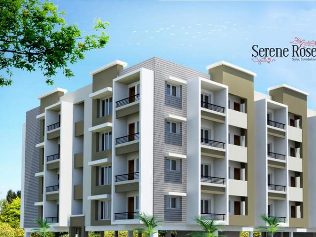 Serene Rose,Sowripalayam 1 BHK Apartment For Sale Coimbatore