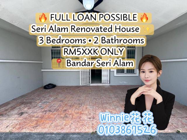 Seri Alam Renovated Double Storey Full Loan Cash Back Unit
