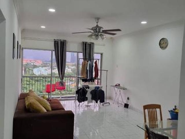 Seri Cendekia Condo Taman Connaught Cheras KL UCSI Big unit Furnished