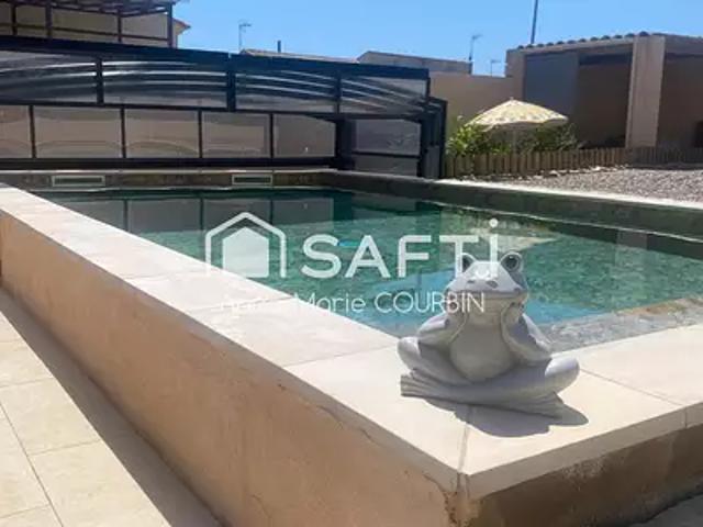 Sérignan 34410 Achat / Vente maison 7 pièces t7 piscine balcon