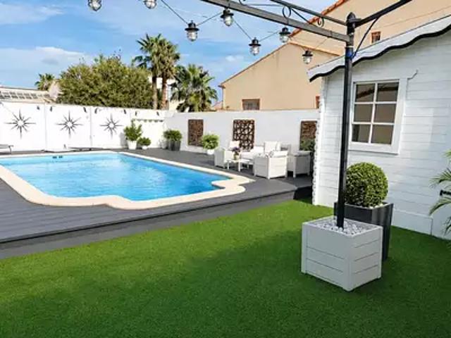 Sérignan 34410 Achat / Vente maison 7 pièces t7 piscine jardin