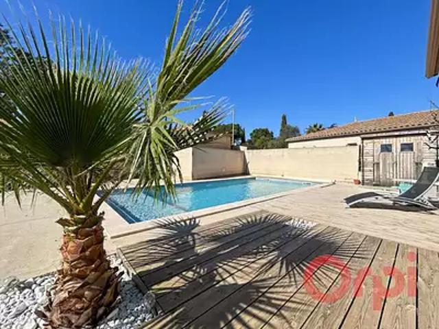 Sérignan 34410 Achat / Vente maison 5 pièces t5 piscine jardin