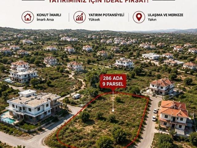 Serik Cumalı'da 1.40 Emsal 828m2 Müstakil Parsel