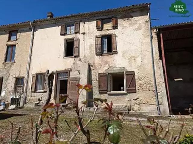 Serres sur Arget 09000 Achat / Vente maison 7 pièces t7 terrasse parking