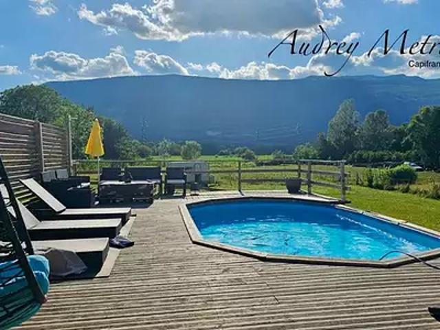 Serrières en Chautagne 73310 Achat / Vente maison 5 pièces t5 piscine jardin