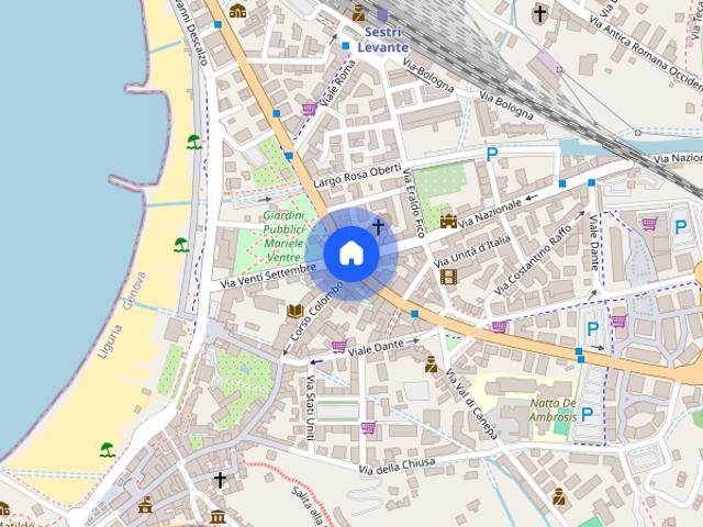 Sestri levante moderno mini appartamento arredato