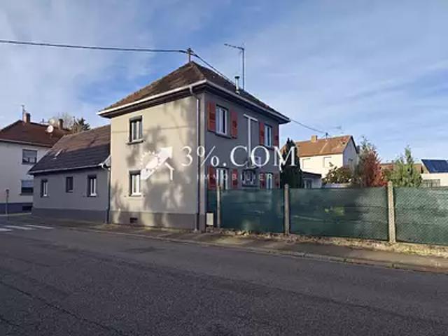 Sessenheim 67770 Achat / Vente maison 6 pièces t6