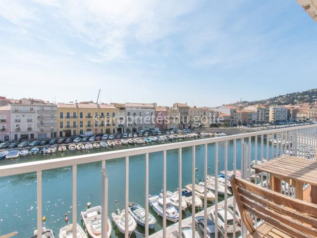Sète, appartement 4 pièces sur quai avec vues et terrasse, 96m² Sète