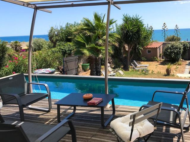 Sète, bas saint Clair sud, propriété avec vue mer panoramique