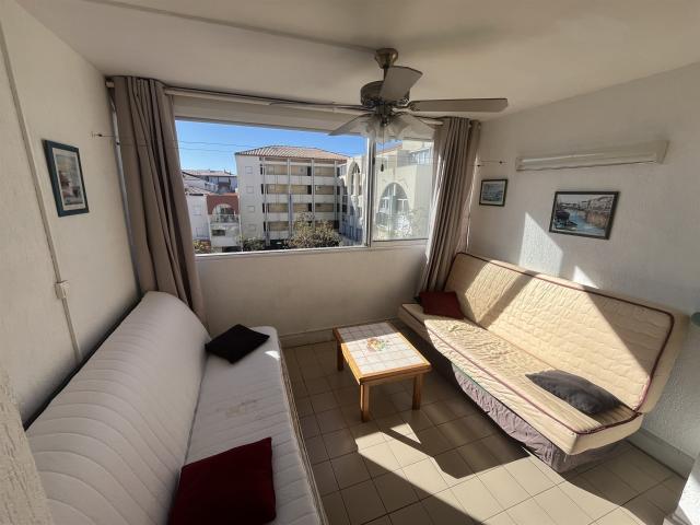 Sète Les Plages Dorées | T2 vue port | 30m2 30m² Sète