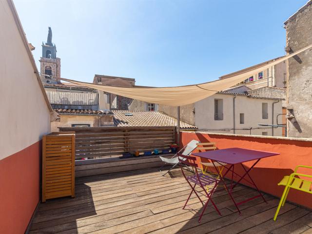 Sète, Quartier Haut, maison de ville avec terrasse 75m² Sète