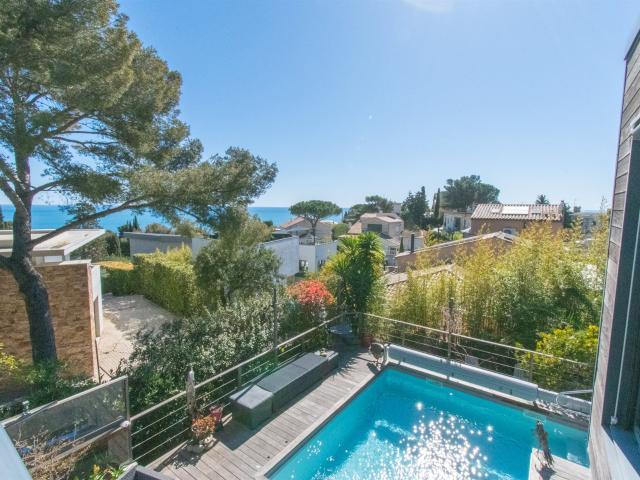 Sète, saint Clair sud, charmante villa avec vue mer, 100m² Sète
