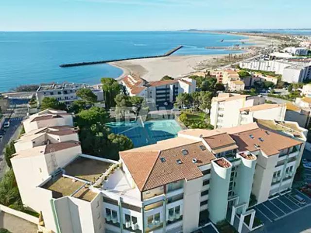 Sète 34200 Achat / Vente appartement 2 pièces t2 au dernier étage terrasse