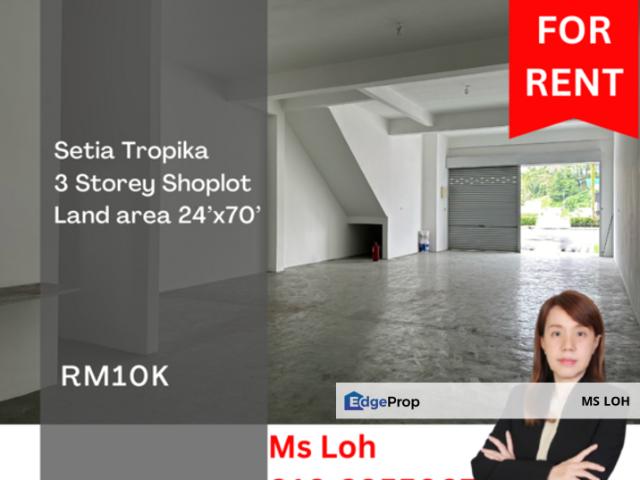 Setia Tropika Main Road for Rent