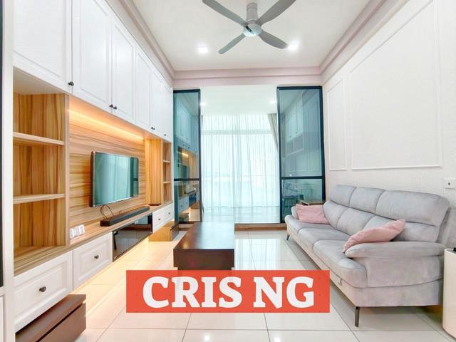 Setia Triangle 1300sf 2 CarPark Fully Furnished Renovated Nice House