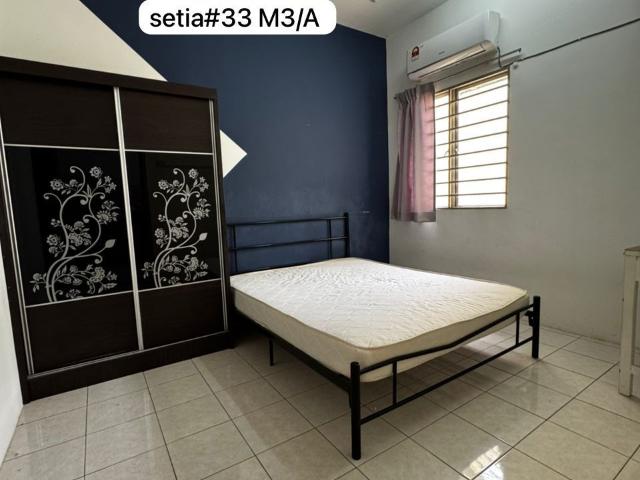 SETIA IMPIAN QUEENSIZE BEDROOM FOR RENT NEAR TO NSK, LOTUS SETIA, PASAR MALAM