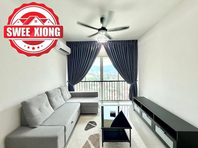 SETIA SKY VILLE 1036sf 2CP JELUTONG FULLY RENO FURNISH HIGH FLOOR