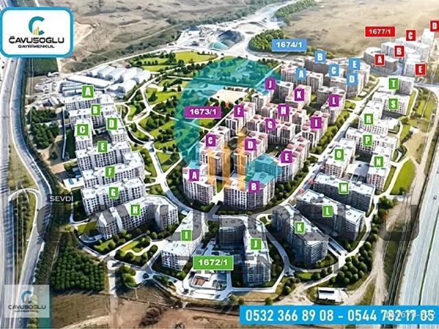 SEVDİ ÇAVUŞOĞLU'ndan Emlak Konut Kuzeyde 2+1 Satılık Daire 98m2