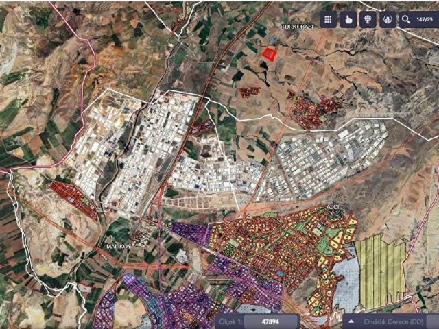 sEVİNdik'ten Türkobasında OSB Yakını Yatırımlık 1000 m2 Hisse