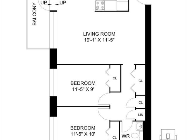 Seville Apartments 2 Bedroom Apartment for Rent at 45 Fennell Ave E, Hamilton, ON L9A 1R7 Inch Park