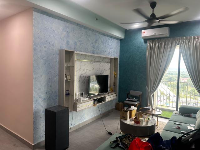 sewa Sunsuria Forum Residence 4br2b2cp Kitchen Cabinet Setia Alam