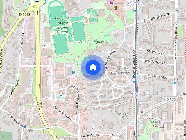 Seyssins APPARTEMENT T3+C DERNIER ETAGE