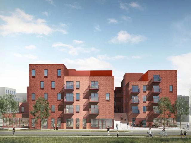 Skøn 2 værelses lejlighed i eftertragtet byggeri