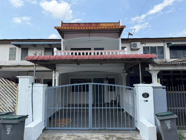 skudai taman damai jaya double storey low cost full loan for sales