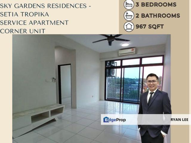 Sky Gardens Residences Setia Tropika Corner unit