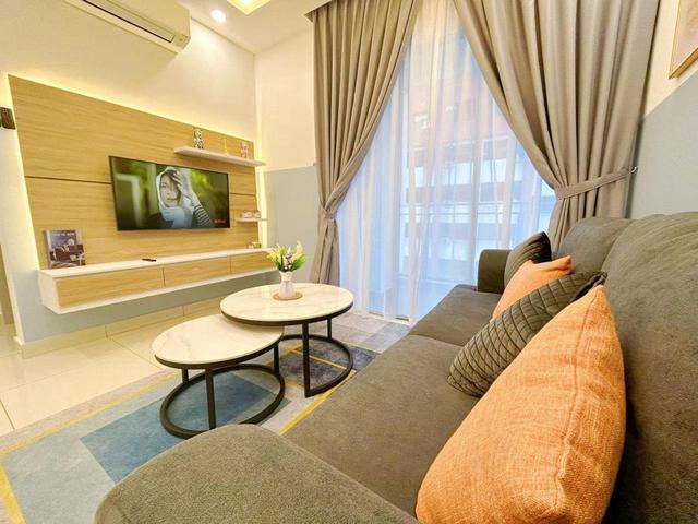 Sky Habitat 2bed 2bath fully JB Town CIQ Danga Bay Larkin