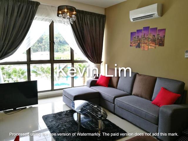 Skycube 1200sf Fully Renovated and Fully Furnished 2 Car Park