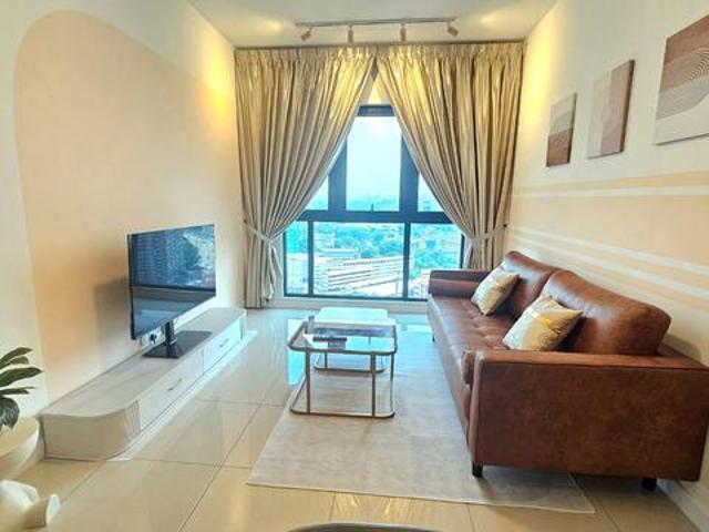 Skyline KL city fully furnished brand new cover walkway to LRT Pudu
