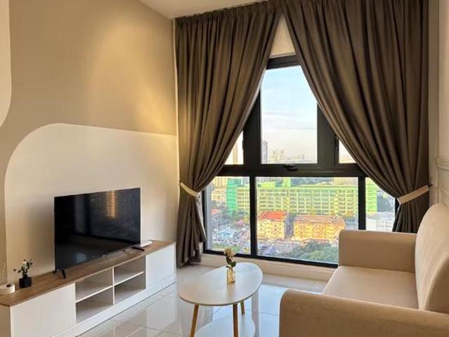 Skyline Pudu KL city near Bukit bintang klcc walk to LRT 1 bedroom