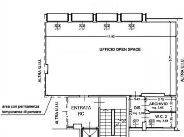 SHOW ROOM di 1 vani e di 100 mq FIRENZE rif. 116_1