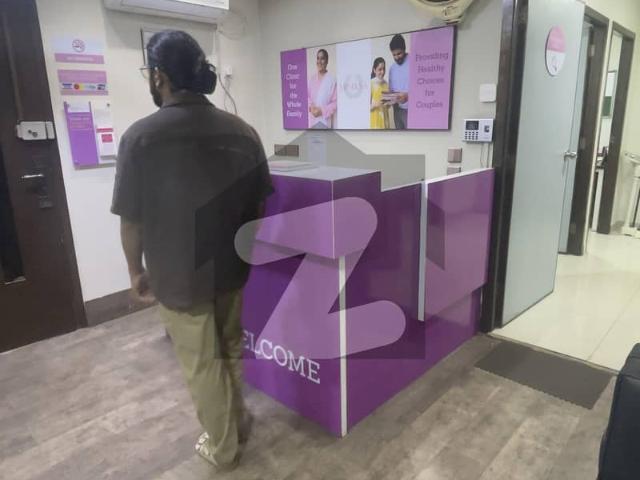 Showroom for Rent Prime Clifton Location 1100 Sq. Ft. Mezzanine Showroom Available at Marine Galleria Schon Circle An excellent investment opportunity in the heart of Clifton Block 9, one of Karachis most sought after commercial zones