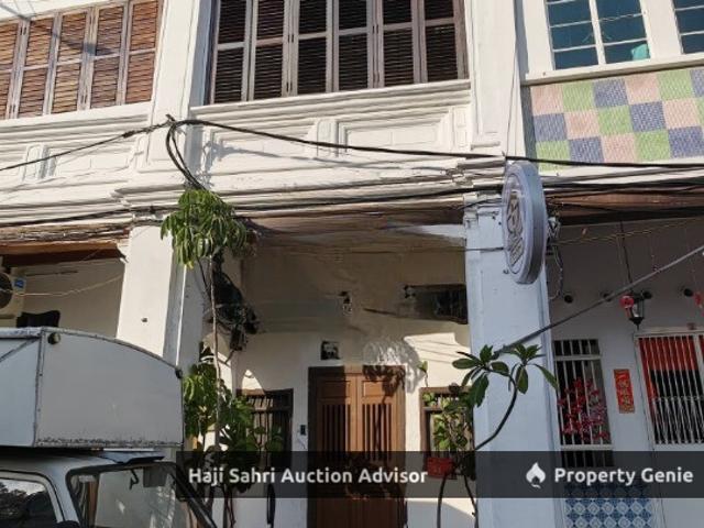 SHOP OFFICE No. 54, Lorong Carnarvon, 10100 Georgetown, Penang 2 Storey Shop House 4 th Auction Non LACA 19% BMV