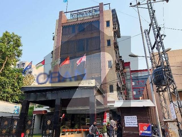 Shop For Rent On MM Alam Road Lahore Ideal For Coffee Shop, Restaurant & Aesthetic Clinics