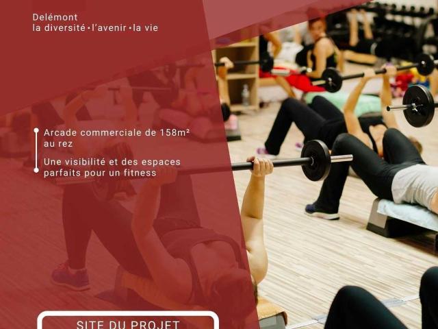 Shopping center for rent in Delémont 160 m² | dreamo. Ch