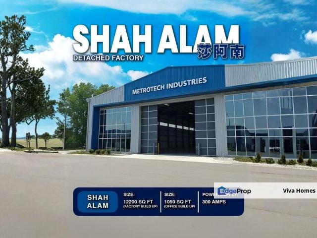 Shah Alam ⭐ Detached Factory for Rent ⭐