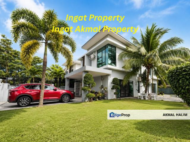 Shah Alam Lake Garden Villa Cahaya SPK,Semi detached house double storey for sale,very good condition