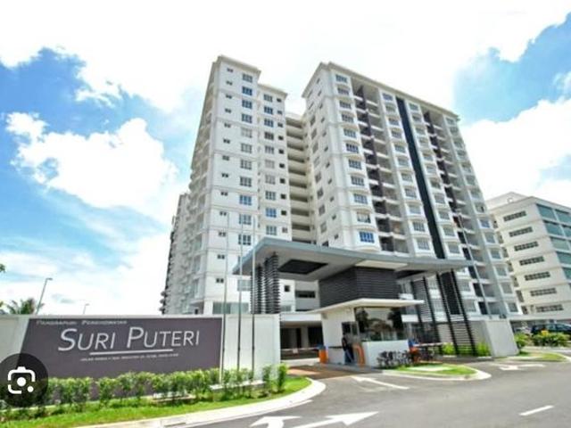Shah Alam Seksyen 20 Suri Puteri condo with semi furniture