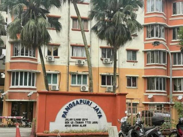 Shah Alam Taman TTDI Jaya Pangsapuri Jaya for sales