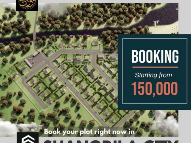 Shangrilla city plot for sale on installment 125 & 80 sq yd Karachi Scheme 45 ID 54430