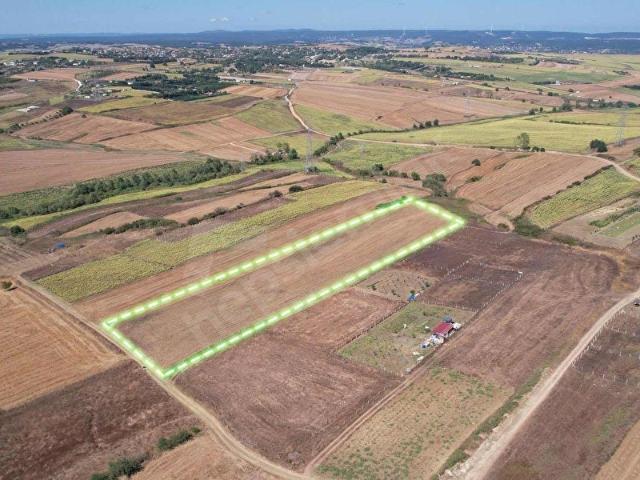 SİLİVRİ AKÖREN 2500 m2 TAKASLI ÇAPLI KÖŞE PARSEL