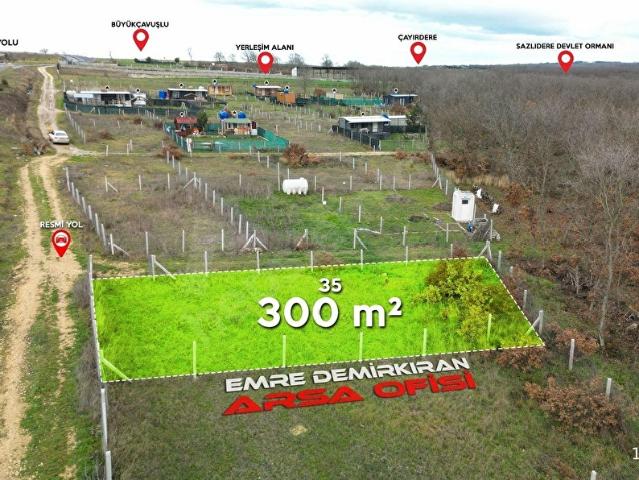 SİLİVRİ BÜYÜKÇAVUŞLU'DA TEM BAĞLANTI YOLUNA CEPHE 300 m TARLA